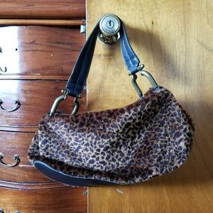 Animal print purse